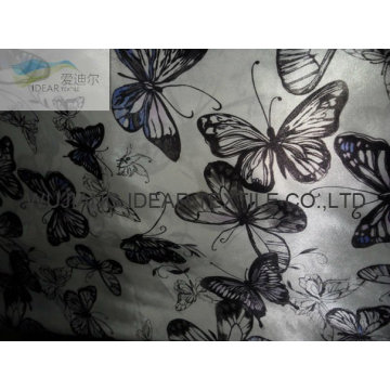 Mariposa impreso satén para bufandas